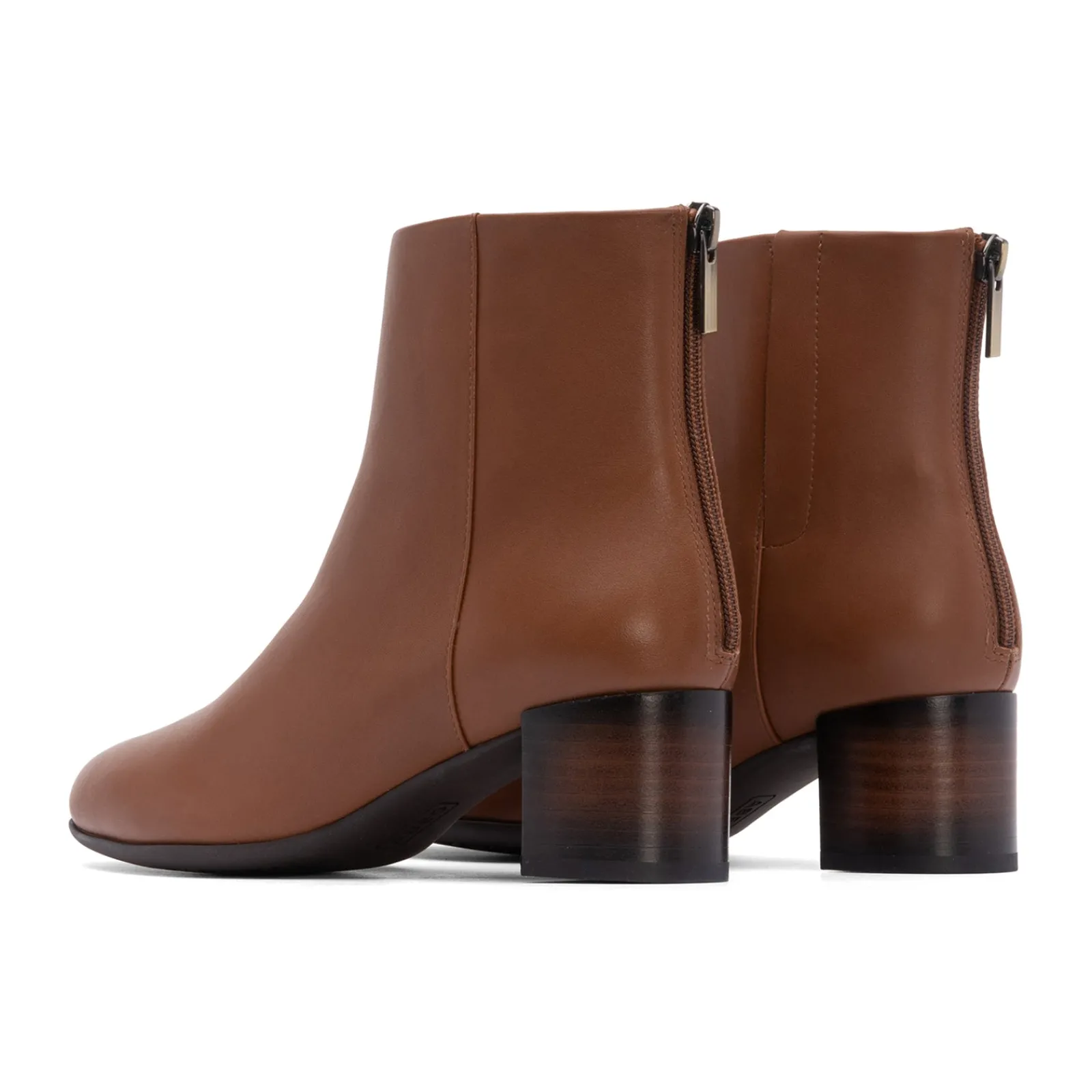 Outlet Plaza Back Zip Women Boots