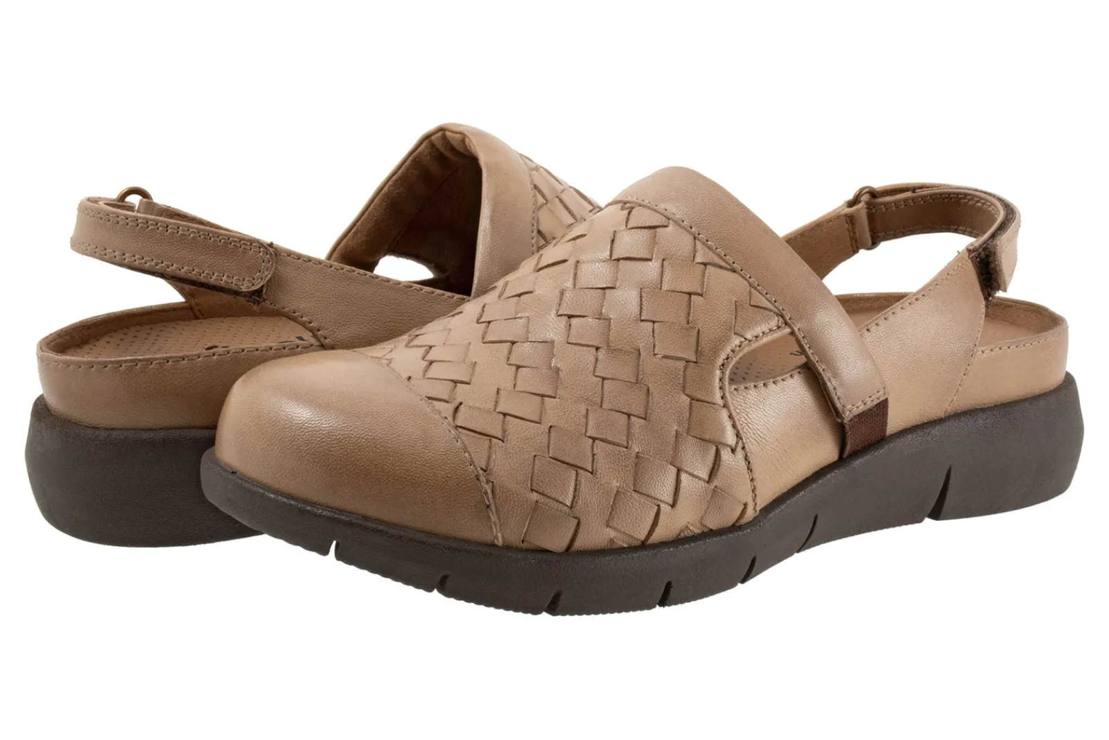 New Salina Woven II Women Adjustable Strap|Slip Ons