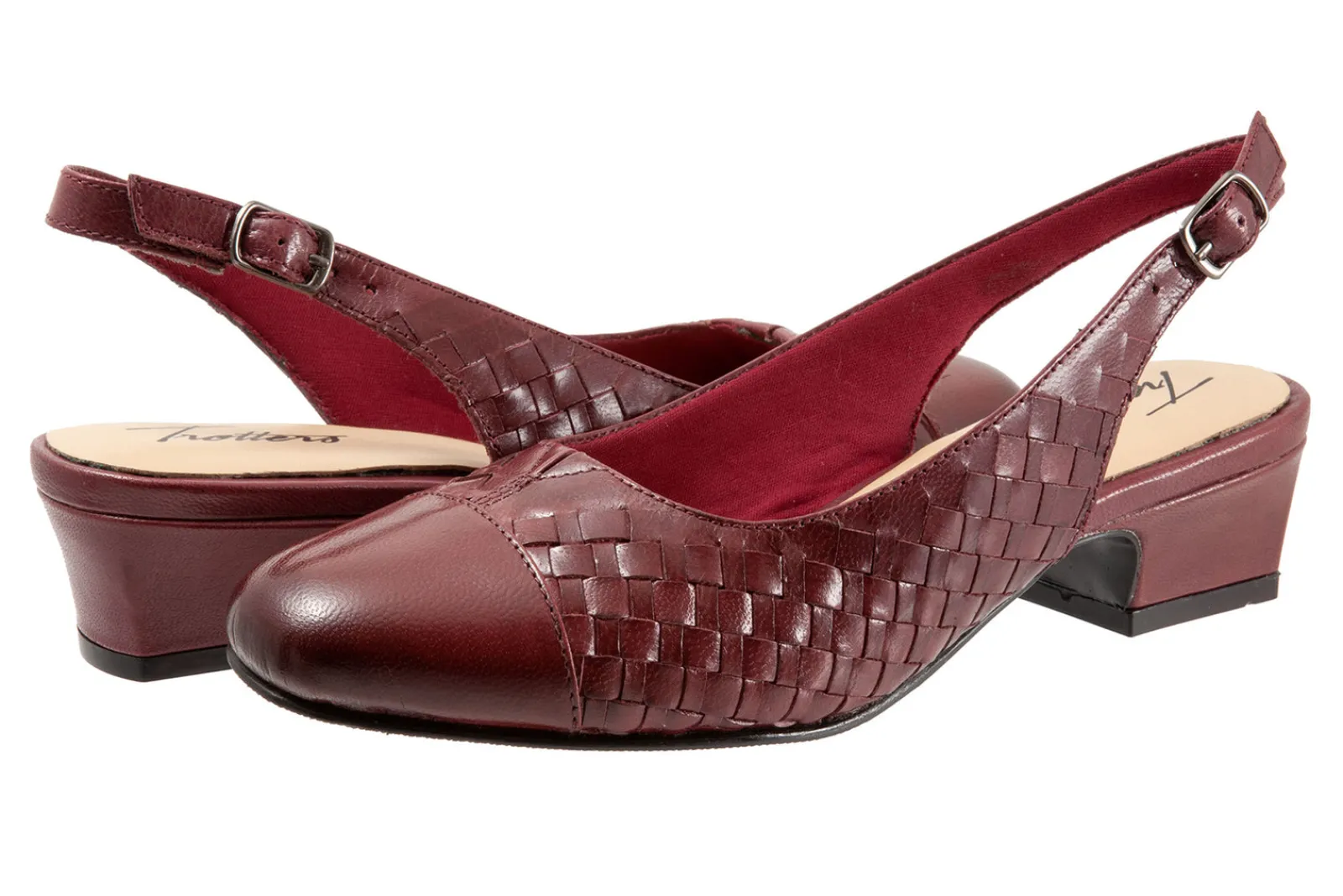 Fashion Dea Woven Women Dress Shoes|Adjustable Strap