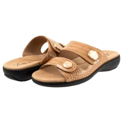 Clearance Ruthie Croco Women Adjustable Strap|Slip Ons
