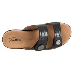 Outlet Ruthie Croco Women Adjustable Strap|Slip Ons